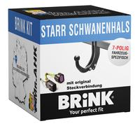 Brink Anhängerkupplung starr für Peugeot 3008 I 10-16 + 7pol spezifisch