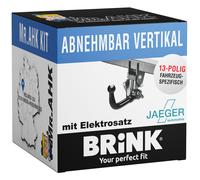 Brink Anhängerkupplung vert. abnehmbar für VW T-Roc 17-25 +13polig spezifisch