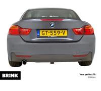 Brink Anhängerkupplung abnehmbar Kugelstange von schräg unten gesteckt - BMW 4 Cabriolet