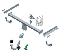 Brink Anhängerkupplung 566600 - Opel Mokka 2WD und 4WD ab 11/12 Mokka X ab 09/16 bis heute, Chevrolet Trax 2WD und 4WD ab 13, nicht für Fahrzeuge mit Flex-Fix Träger, diagonal abnehmbar