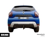 Brink Anhängerkupplung abnehmbar Kugelstange von schräg unten gesteckt - DACIA DUSTER
