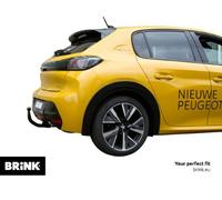 BRINK Anhängevorrichtung Rückseite mit abnehmbarem Kugelkopf für PEUGEOT OPEL 680700