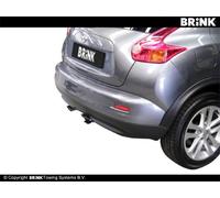 Brink Anhängerkupplung abnehmbar Kugelstange von schräg unten gesteckt - NISSAN JUKE