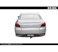 BRINK Anhängerkupplung Schwarz (541400) für PEUGEOT 508 I | Anhängerkupplung,