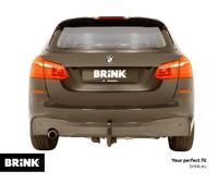 Brink Anhängerkupplung abnehmbar Kugelstange von unten gesteckt - BMW X1