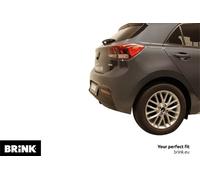 Brink Anhängerkupplung abnehmbar Kugelstange von unten gesteckt - KIA RIO IV