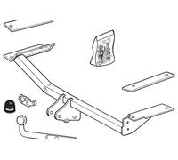 BRINK Anhängevorrichtung Rückseite mit starrem Kugelkopf für OPEL 300000
