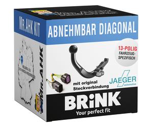 Brink/Thule Hyundai i30 cw GD_ 12-17 Anhängerkupplung abnehmbar 13pol spe E-Satz