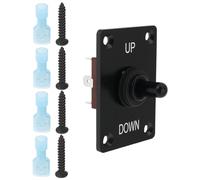 Briny River 1 Set 12 V 5 A 3-poliger Boots-Trimmschalter Marine-Umschalter Auf-Ab-Schalter Kippschalter-Bedienfeld Geeignet für Wohnmobil Boot Auto LKW