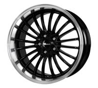 1x BROCK B24-GP Schwarz Glanz Horn-poliert 8.5Jx19 5x120 ET35