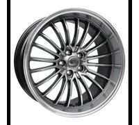 1x BROCK B24-GP Schwarz Glanz Horn-poliert 8.5Jx19 5x120 ET35