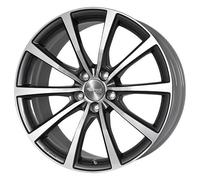 Brock B32 Himalaya Grey Vollpoliert Alufelge 18 Zoll ET45 5x112 ML66,6