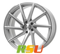 Brock B37C kristallsilber front-poliert 9.5x20" ET22 LK5 112 ML 66.6 Alufelge...