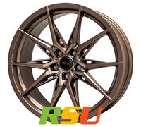Brock B42 bronze-copper matt-lackiert 8.5x19" ET35 LK5 114.3 ML 72.6 Alufelge...