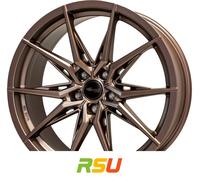 Brock B42 bronze-copper matt-lackiert 8.5x19" ET40 LK5 114.3 ML 64.2 Alufelge...