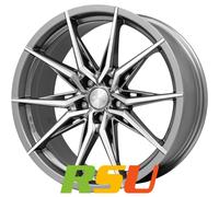Brock B42 ferric-grey poliert 8.5x19" ET45 LK5 114.3 ML 72.6 Alufelgen 19 Zoll