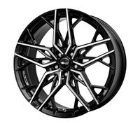 Brock B44 Schwarz Glanz Vollpoliert Alufelge 20 Zoll ET30 5x114,3 ML72,6