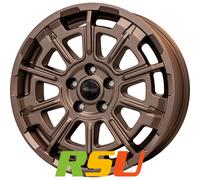 Brock B45 bronze-copper matt-lackiert 8x20" ET55.1 LK6 139.7 ML 93.1 Alufelge...