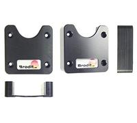 Brodit 215497 Montage Zubehör für Knöpfe und Clips, Schwarz