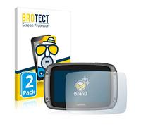 BROTECT Entspiegelungs-Schutzfolie für TomTom Rider 50 (2 Stück) Matte Displayschutz-Folie, Anti-Reflex, Anti-Fingerprint