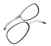 Brrnoo Motorradspiegel, Universal -Motorradspiegel Universal 2PCS -Chromspiegel für den Größten Teil von Motorrad, Scooter und Motorrad