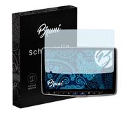 Bruni 2x Folie für Alpine iLX-F115D Halo 11 Schutzfolie Displayschutzfolie