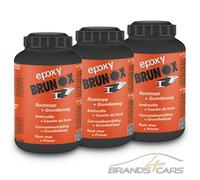 BRUNOX® 3x 1 L LITER EPOXY ROSTSTOPP + GRUNDIERUNG STAHL EISEN SCHUTZ 50552577