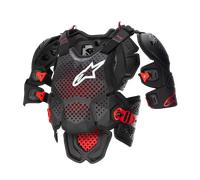 Alpinestars A-10 V2 Full Chest Protector Schwarz - Rot