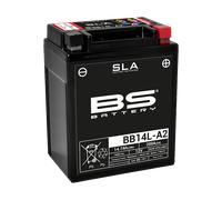 BS Battery 300759 BB14L-A2 AGM SLA Motorrad Batterie, Schwarz