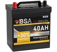 BSA ASIA Autobatterie 40Ah 12V Batterie Plus-Pol Links ers. 35Ah 36Ah 38Ah