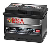 BSA Autobatterie 66Ah 12V 650A/EN ersetzt 60Ah 61Ah 62Ah 63Ah 64Ah 65Ah Extreme Startkraft