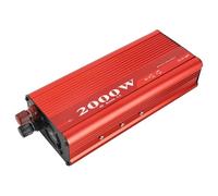 BTOSEP Modifizierter Sinuswellen-Wechselrichter, Tragbar, 2000 W, DC 12 V/24 V auf AC 220 V, Adapter für Autos und LKWs