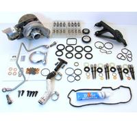 BTS Turbo Lader, Aufladung TURBO SERVICE SET ORIGINAL mit Anbaumaterial für PEUGEOT MAZDA FORD VOLVO BMW T981094SUPERKIT