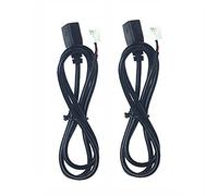 BUBEFSKD 1M Auto Stereo Boot Unterputz USB Port 3 5mm Verlängerung Kabel Blei Panel F4Pin + 6Pin Stecker 2x Für Auto Radio Stereo