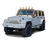 Lampenbügel schwarz Jeep Wrangler JK (07-17) + TÜV-Teilegutachten Lampenträger