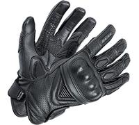 Büse Cafe Racer perforierte Motorrad Handschuhe, schwarz, 10 (XL)
