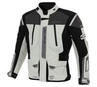 Büse Grado Pro wasserdichte Motorrad Textiljacke, schwarz-grau, Größe 54 für Männer