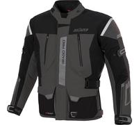 Büse Grado Pro wasserdichte Motorrad Textiljacke, schwarz-grau, Größe 50 für Männer