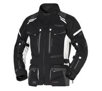Büse Highland III wasserdichte Damen Motorrad Textiljacke, schwarz/hellgrau, Größe 58