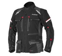 Büse Highland III Motorrad Textiljacke, Humax Membranjacke herausnehmbar, wasserdicht atmungsaktiv, Neoprenkragen, AA EN 17092-3:2020, YF Level 2 Schulter Ellbogen, Schwarz, Größe 58
