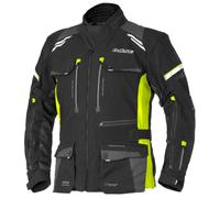 Büse Highland III Textiljacke, schwarz-fluogelb Größe: 50