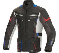 Büse Herren Textiljacke Lago Pro wasserdicht mit Protektoren Grau/Blau/Rot 4XL