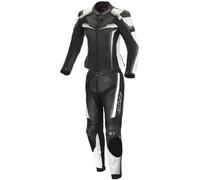 Büse Mille 2-Teiler Damen Motorrad Lederkombi, schwarz/weiß, Größe 40