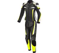 Büse Mille 2-Teiler Damen Motorrad Lederkombi, schwarz-gelb, Größe 34