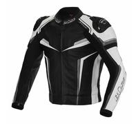Büse Mille Motorrad Lederjacke, schwarz-weiss, Größe 3XL 48 für Männer