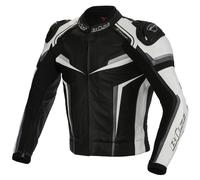 Büse Mille Lederjacke schwarz/weiß Herren 28 Kurz