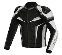 Büse Mille Lederjacke schwarz / weiß Herren 50