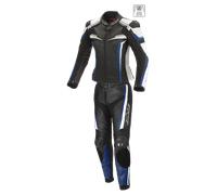 BÜSE Mille Lederkombi 2tlg. Damen Farbe: Schwarz/Blau | Größe: 40