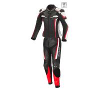 Büse Lederkombi Mille 2tlg. schwarz / rot Damen 34