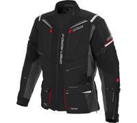 Büse Open Road III wasserdichte Motorrad Textiljacke, schwarz/rot, 52